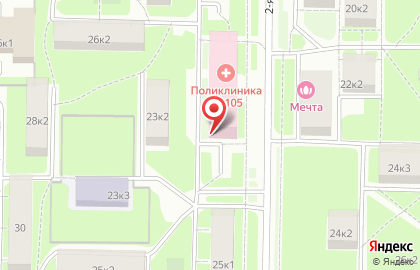 Магазин оптики на Комсомольской 2-ой, 23 к1 на карте