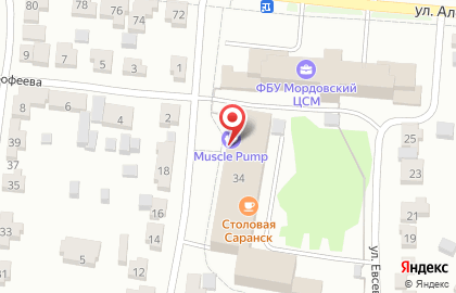 Центр бодибилдинга Muscle Pump на карте
