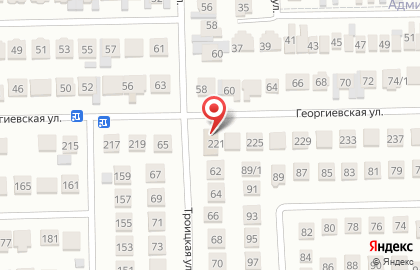 Магазин Мясной мир на Георгиевской улице на карте
