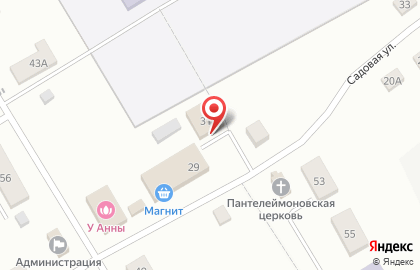 Магазин хозяйственных товаров на Садовой улице на карте