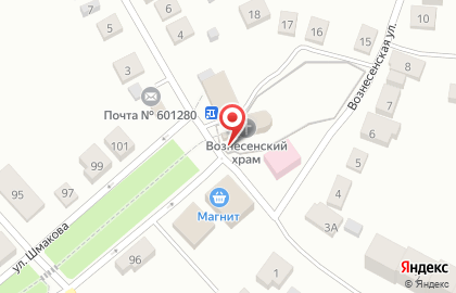 Храм Вознесения Господня с. Сновицы на карте
