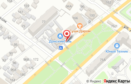 Салон-магазин ДонскМебель на улице Ефремова на карте