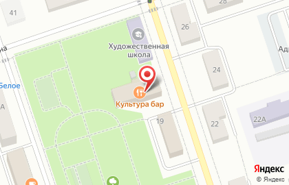 Супермаркет Магнит на улице Ленина, 21 на карте