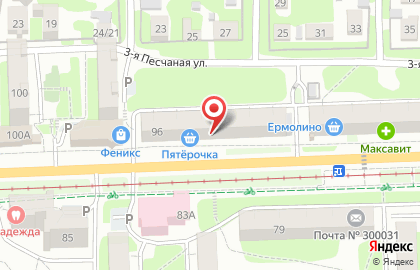 Квадр на улице Металлургов на карте