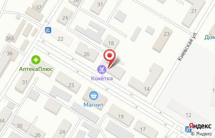 Парикмахерская Кокетка на улице Нахимова на карте