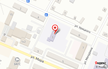 Детский сад Колокольчик на улице Урицкого на карте