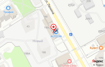 Ветеринарная клиника Велес на проспекте Ленина на карте