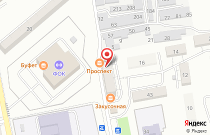 Супермаркет Проспект в Октябрьске на карте