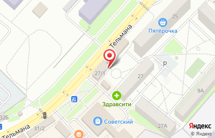 Магазин полуфабрикатов Олимп в Советском районе на карте