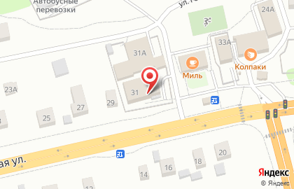 Магазин кондитерских изделий Сладкоежка на Центральной улице на карте