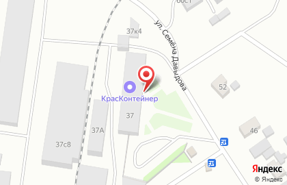 Торговая база Вск24 на улице Семёна Давыдова на карте