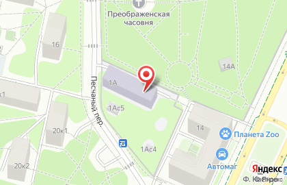 Школа №1251 им. Генерала Шарля де Голля с дошкольным отделением в Москве на карте