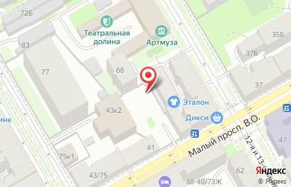 Петроторг в Василеостровском районе на карте