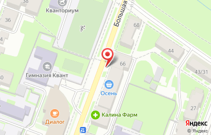 Невис на Большой Московской улице на карте