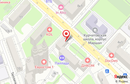 Спа-салон ЛАКШМИ на улице Маршала Бирюзова на карте