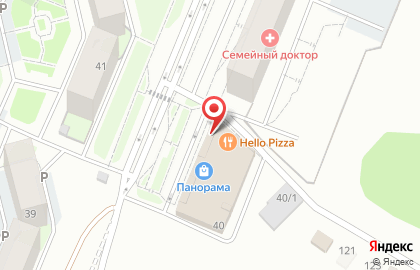 Пиццерия Hello Pizza в Октябрьском районе на карте