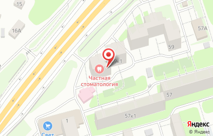 Банкомат СберБанк на Московском шоссе, 59 к 1 в Долгопрудном на карте