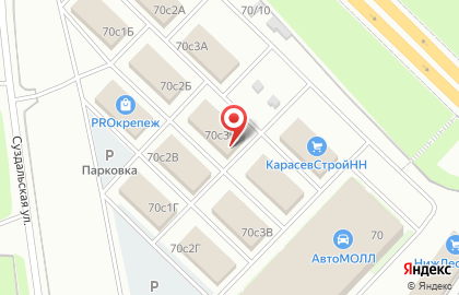 Архангельский лес на Суздальской улице на карте