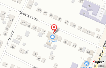 Магазин Народная мебель на Пролетарской улице на карте