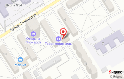 Банкомат Центрально-Черноземный банк Сбербанка России на бульваре Пионеров на карте