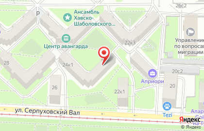 Салон красоты в Москве на карте