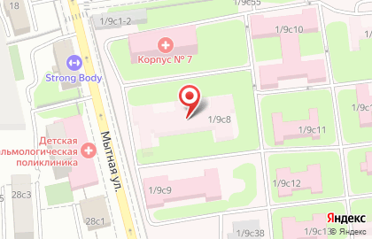 Морозовская детская городская клиническая больница в 4-м Добрынинском переулке на карте