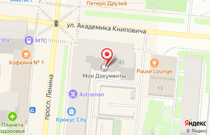 Мои документы на проспекте Ленина на карте