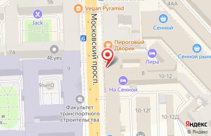 Ортопедический салон товаров для женщин после мастэктомии Нью Лайф на Московском проспекте на карте