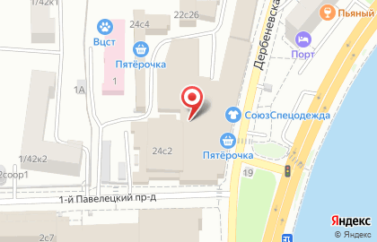 ТТС на Дербеневской улице на карте