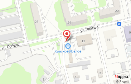 Продуктовый магазин Авокадо на улице Победы на карте