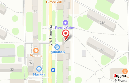 Парикмахерская Юлия на улице Ленина на карте