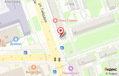 Зоомагазин ДискусПрайм на улице Гайдара, 40 на карте