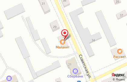 Магазин мясной продукции Звениговский на Советской улице на карте