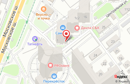 Курьерская служба Sampost на Центральной улице на карте