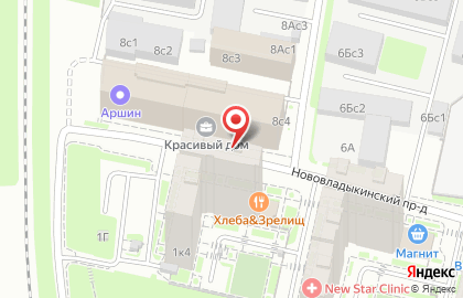 Души Маркетинг в Нововладыкинском проезде на карте