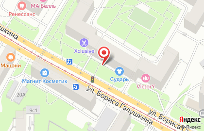 Химчистка Диана на улице Бориса Галушкина, 17 на карте