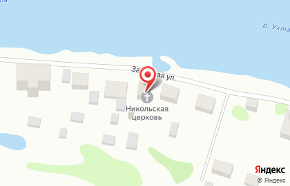 Храм Николая Чудотворца в Ухте на карте