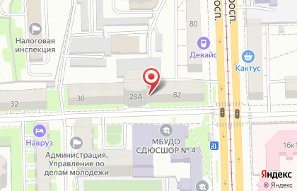 Санаторий Урал в Челябинске на карте