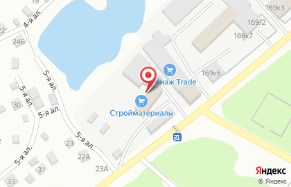 Магазин строительных материалов в Новосибирске на карте