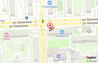 Мини-маркет Пив ко в Калининском районе на карте
