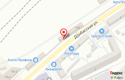 Керамин на Донбасской улице на карте