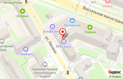 Интернет-магазин Лабиринт на улице Ленина на карте