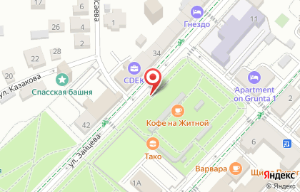 Квик Степ на улице Зайцева на карте