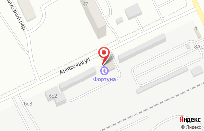 Шиномонтажная мастерская Фортуна в Правобережном районе на карте