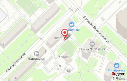 СТРОЙПОСТАВКА на Аэрофлотской улице на карте