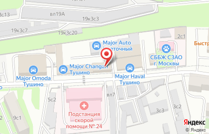 Major Fiat в Троицком округе на карте