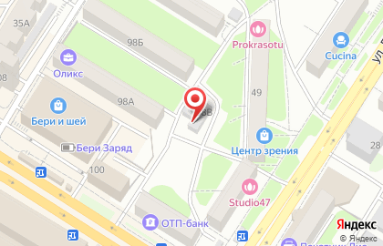 Строительная компания Стройинтерьер в Центральном районе на карте