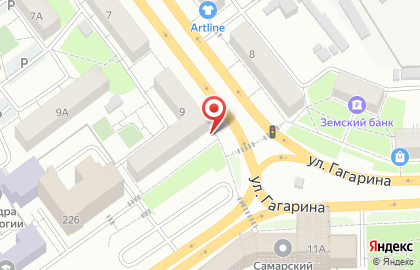 Управление ФСИН России по Самарской области Уголовно-исполнительная инспекция на улице Гагарина на карте