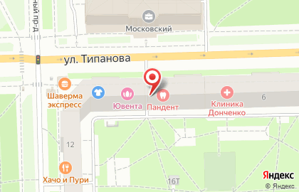 Ритуальное агентство Реквием в Московском районе на карте