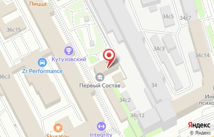 AG Dance Studio на Кутузовском проспекте на карте